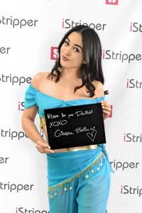 istripper fansign Ginebra Bellucci